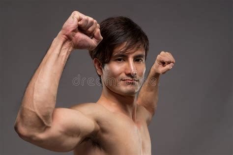 Handsome Asian Man Stock Image Image Of Shirtless Naked 50103153