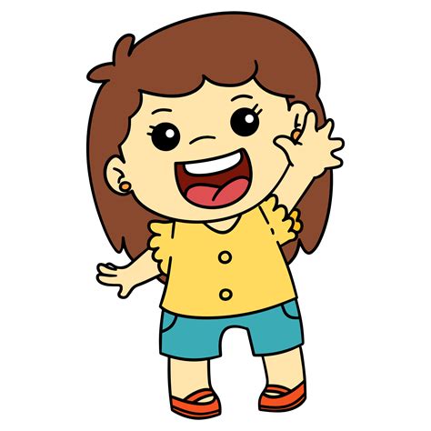 Dibujos Animados Niños Niña 01 16721631 Png