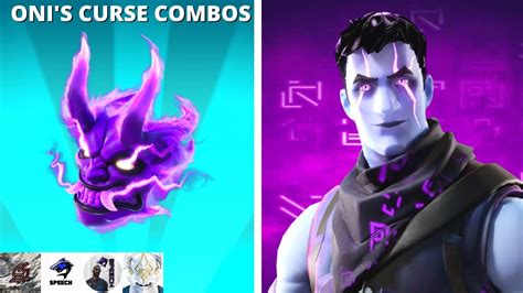 Oni S Curse Back Bling Combos Fortnite Battle Royale Youtube