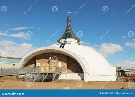 Saint Judes Cathedral In Iqaluit Nunavut Canada Stock Photo Image