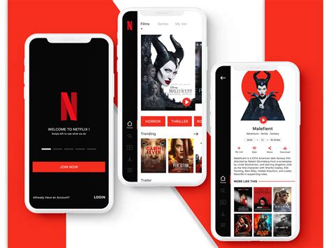 Netflix Redesign App Netflix Netflix App Redesign