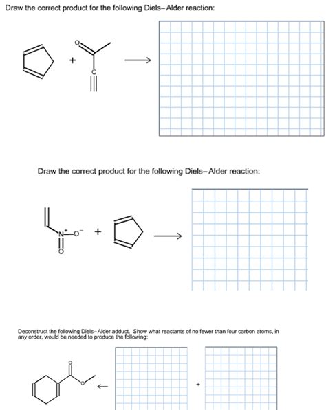 Draw The Correct Product For The Following Diels Alder