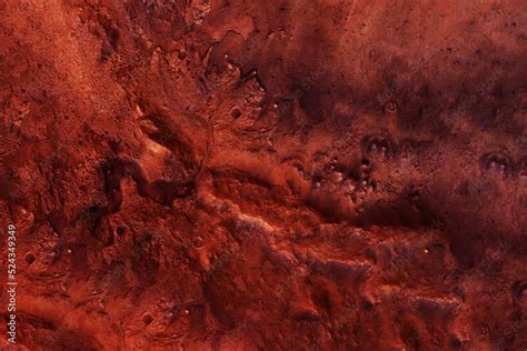 Mars Surface Texture Elements Of This Image Furnished By NASA Stock