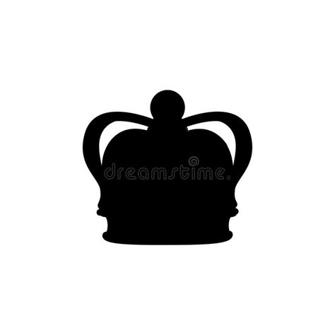 Royal Crown Silhouette Antique Crown King Queen Symbols Vector