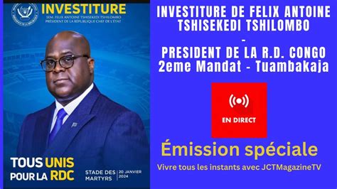 CÉRÉMONIE DE PRESTATION DE SERMENT DE FELIX ANTOINE TSHISEKEDI