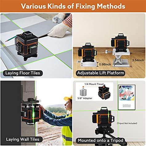 Lines Laser Level With Target Plate Elikliv D Self Leveling