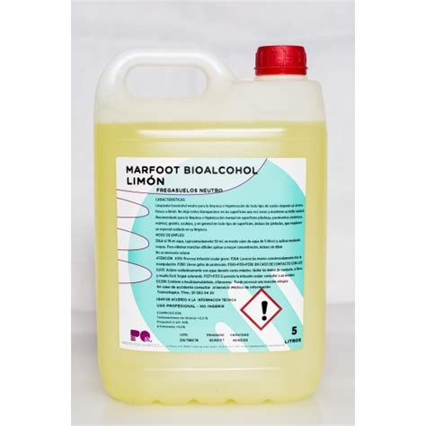 MARFOOT BIOALCOHOL LIMÓN Fregasuelos bioalcohol neutro Limpialo