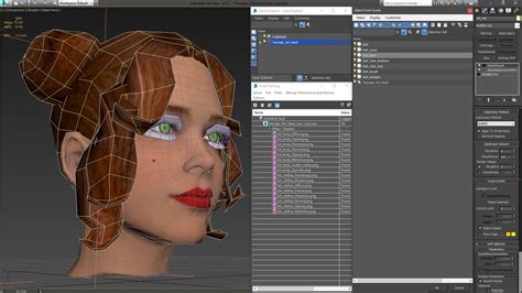 Teenage Girl Head 3d Model 79 3ds Blend C4d Fbx Max Ma Lxo