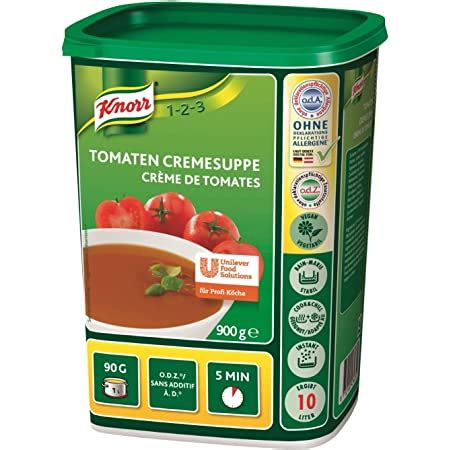 Knorr Tomaten Cremesuppe Gebunden Trockenmischung 1er Pack Amazon De