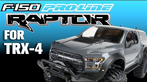 Pro Line 2017 Ford F 150 Raptor Clear Body For The Traxxas Trx 4 Video Rc Car Action