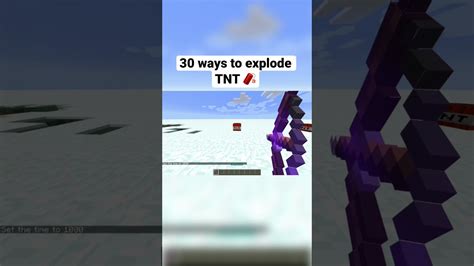 How To Blow Up Tnt In Minecraft Youtube