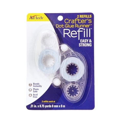 Glue Runner Refill Permanent Dot Pattern .31X8.75Yds - Walmart.com