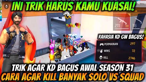 DIJAMIN PRO CARA AGAR KILL BANYAK SOLO VS SQUAD AWAL SEASON 31 ALA PRO