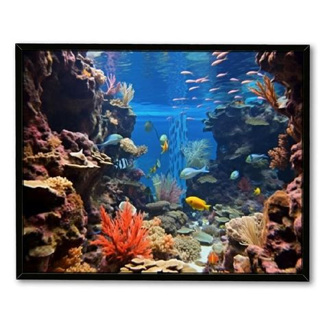 Homicozi Ocean Underwater World Coral Reef Undersea Marine Life Wall