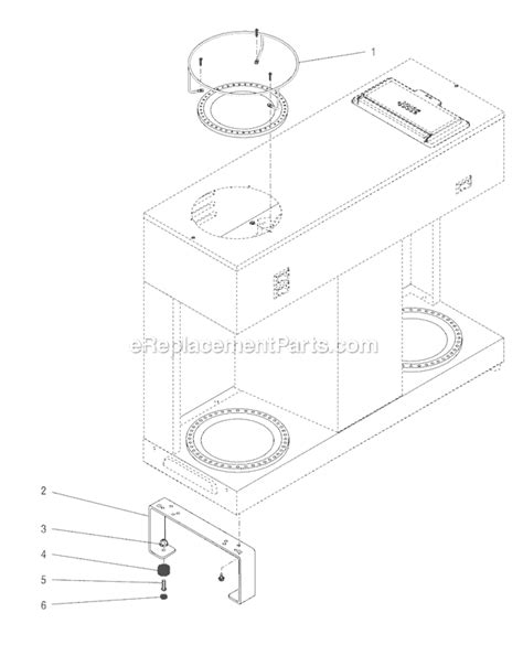 Bunn Vps Parts List And Diagram With Lighted Switch