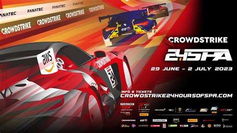 Crowdstrike 24 Hours Of Spa Belgium 27 June 2023 2 July 2023
