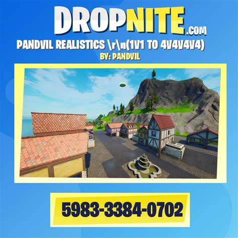 Pandvil S Fortnite Creative Map Codes Fortnite Creative Codes