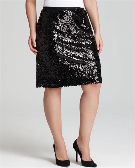 Calvin Klein Plus Sequin Pencil Skirt Bloomingdales Sequin Pencil