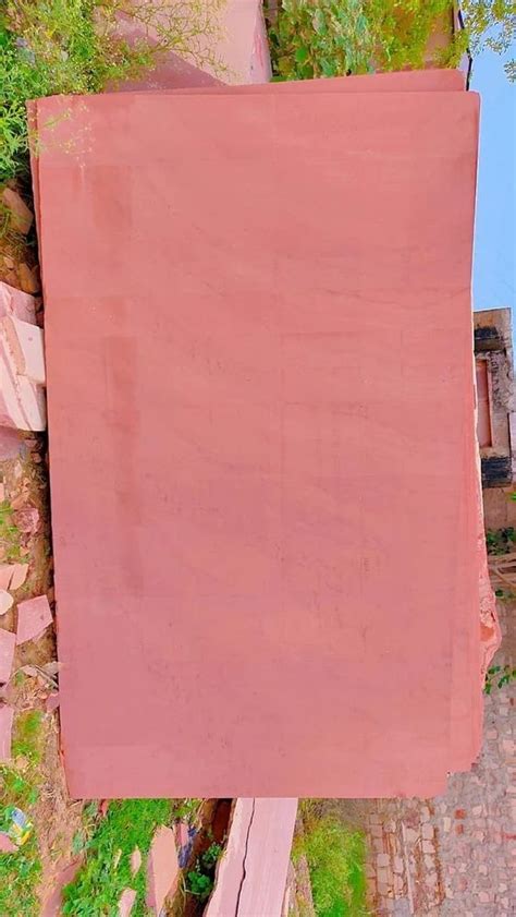 Polished Red Sandstone Slab For Cladding Size X Mm At Rs