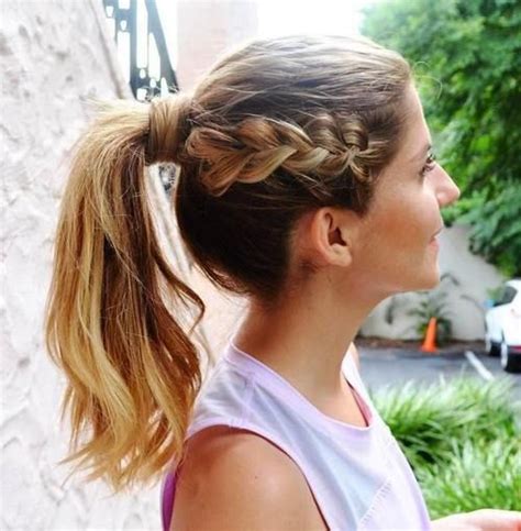 Best Sporty Hairstyles For Workout And Game Day Looks Sporty