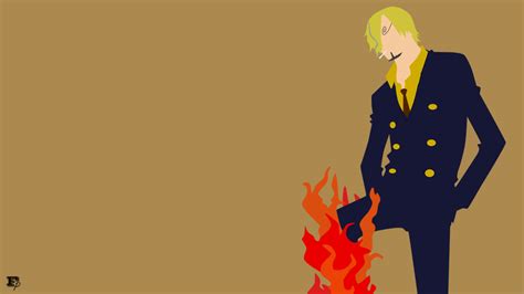 One Piece: Black Leg Sanji Minimalist by MrRobotboy on DeviantArt