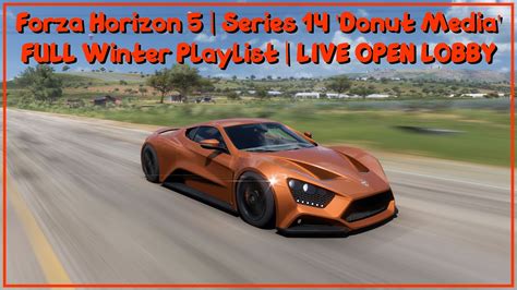 Forza Horizon 5 Live Open Lobby Series 14 Donut Media Winter Playlist Completion W