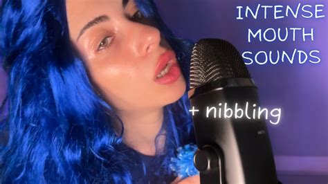 Fast Cupped Mouth Sounds Nibbling Asmr Youtube