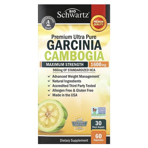 Bioschwartz Garcina Cambogia Maximum Strength Mg Capsules