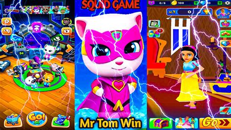 Squid Game Funny Talking Tom Hero Dash Subway Surfer Tom Gold Run