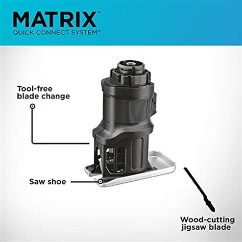 Black Decker Matrix Jig Saw Attachment For Cordless Drill Bdcmtjs