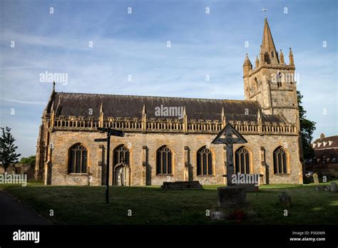 St Lawrence`s Church Evesham Worcestershire England Uk Stock Photo