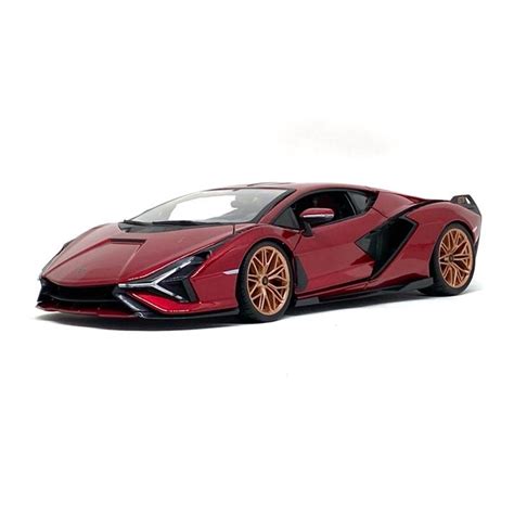 Miniatura Lamborghini Sian Fkp Vermelho Burago