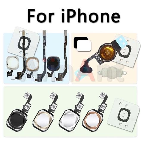 Aiinant Home Buttons Flex Cable For Iphone S Se S Plus Home