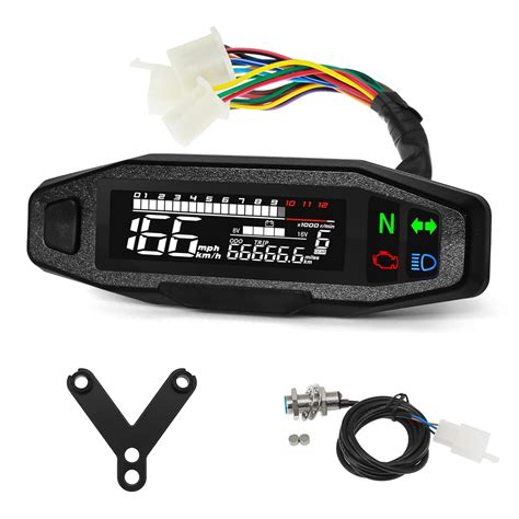 Universal Digital Speedometer For Motorcycle Digital Tachometer With