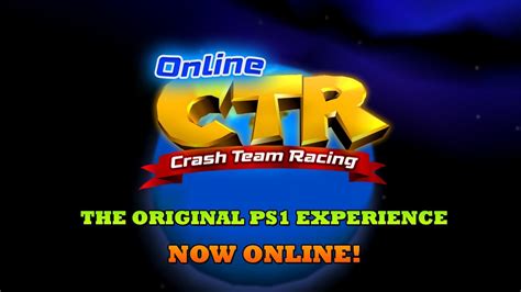 OnlineCTR The PS1 Crash Team Racing Online Experience Launch Trailer