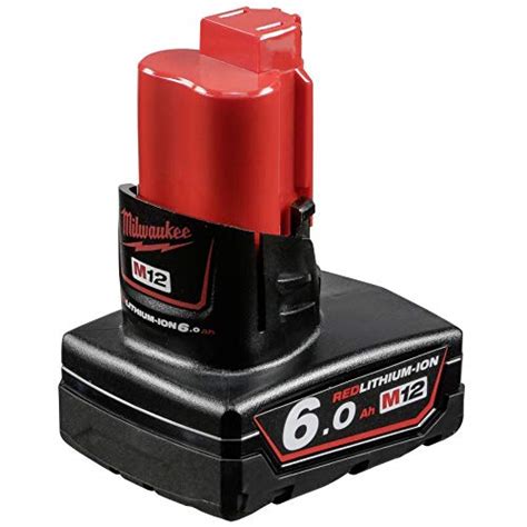 Best price for Milwaukee-M12B6-12v-6.0Ah-Red-Lithium-ion-Battery UK ...