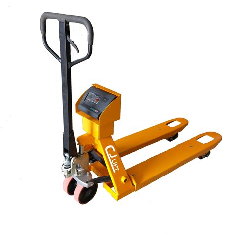 Cjlift Scale Pallet Trolley Hydraulic 2500kg Manual Pallet Jack With Good Price Hand Pallet