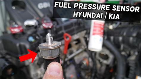 HYUNDAI KIA 2 4 GDI FUEL RAIL PRESSURE SENSOR LOCATION REPLACEMENT