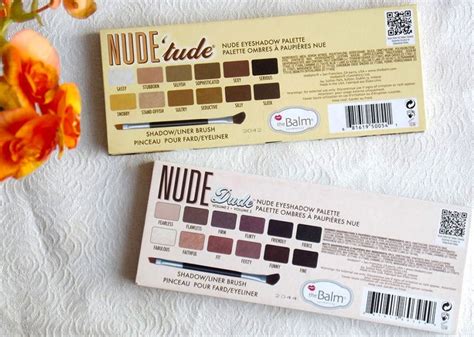Reseña y comparación paletas Nude tude y Nude Dude de theBalm