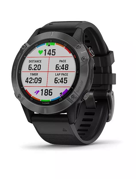 GARMIN GPS Sportuhr Fenix 6 Pro Sapphire Schwarz