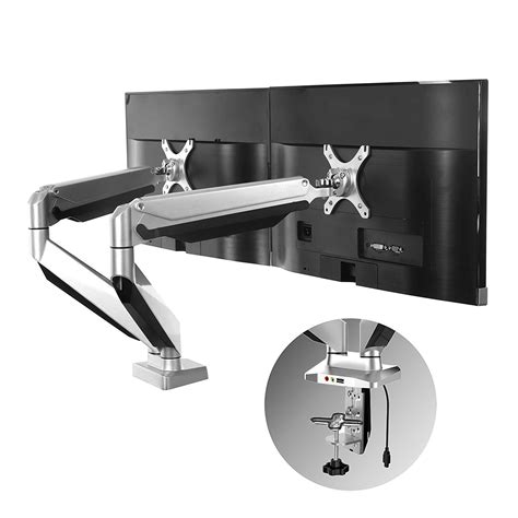 Loctek D7d Dual Monitor Mount Lcd Arm For 10 27 Inches Computer Screen Heavy Duty Swivel Desk