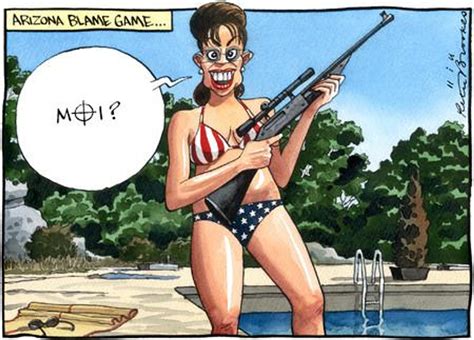 Sarah Palin Swimsuit Gun