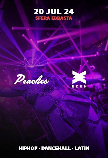 Peaches Week 9 Tickets At Eden Ibiza In Sant Antoni De Portmany By Eden