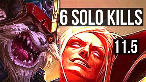 KLED Vs VLADIMIR TOP 6 Solo Kills 300 Games EUW Diamond V11 5