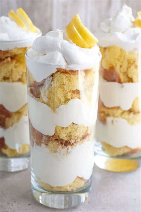 Lemon Cake Layered With Homemade Lemon Cream Makes Up This Easy Lemon