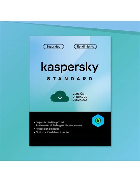 Licencia Antivirus Kaspersky Standard Dispositivos A Os Descargab