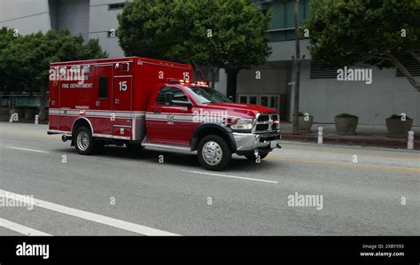 Los Angeles California Usa 12th June 2024 Los Angeles Fire Department