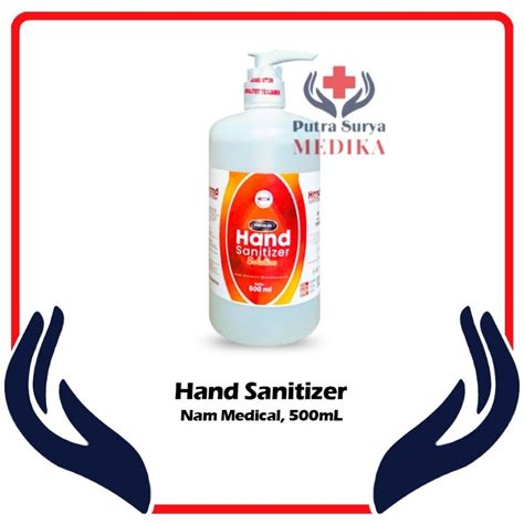 Jual Hand Sanitizer Cair Antiseptik Nam Medical 500ml Shopee Indonesia