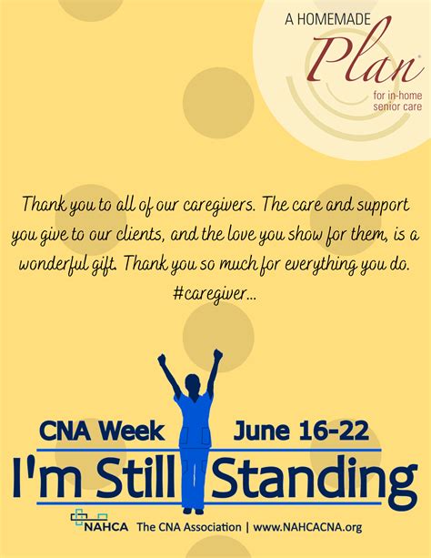 cna week   homemade plan