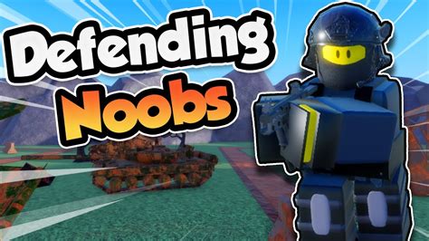 New Tower Defense Defending Noobs Roblox YouTube